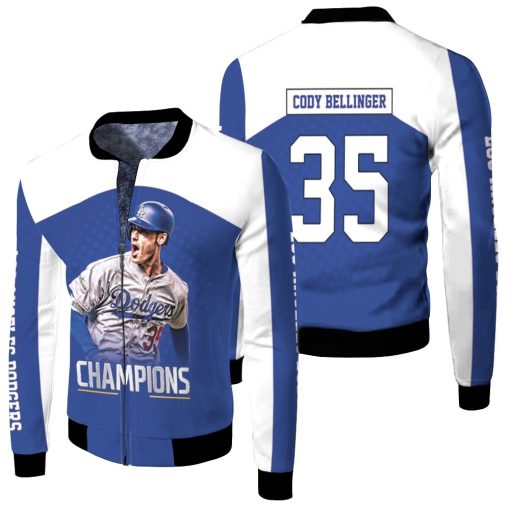 Cody Bellinger Dodgers Fleece Bomber Jacket