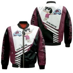 Colorado Avalanche Snoopy For Fans 3d Bomber Jacket