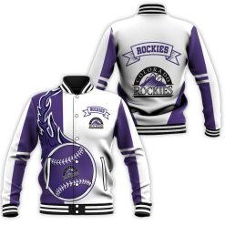 Colorado Rockies 3d Baseball Jacket