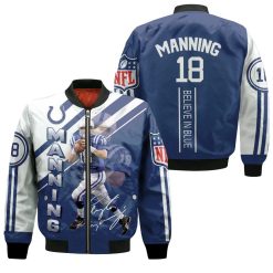 Colts Peyton Manning 3d T Shirt Hoodie Jersey Bomber Jacket