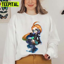 Cool Girl Art A Zoe League Design Unisex Sweatshirt