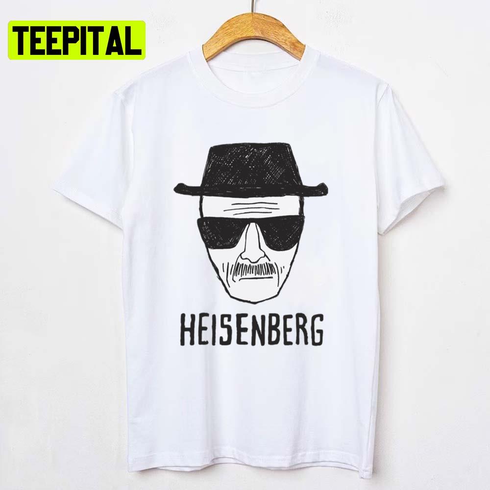 Cool Hat Walter White Breaking Bad Heisenberg Drawing Unisex T-Shirt