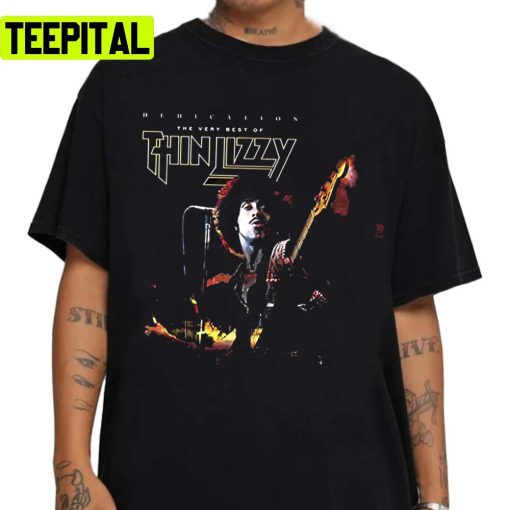 Cool Moment On Stage Thin Lizzy Logo Art Unisex Sweatshirt