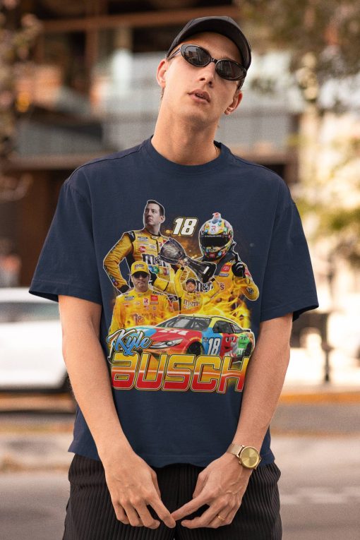 Cool Motorsports Art Kyle Busch Racer Racing Grand Prix Formula 1 Unisex T-Shirt