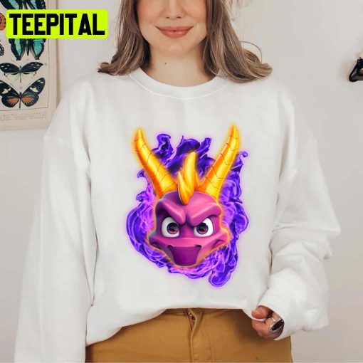 Cool Spyro The Dragon Animated Art Unisex T-Shirt