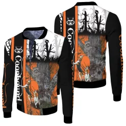 Coonhound Hunting Dog 3d Jersey Fleece Bomber Jacket