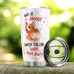 Corgi Shake Your Booty Stainless Steel Cup