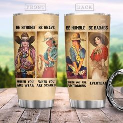 Cowgirl Motivation Stainless Steel Cup