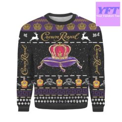 Crown Royal Wine Lovers Crown Royal 3d Ugly Christmas Sweater