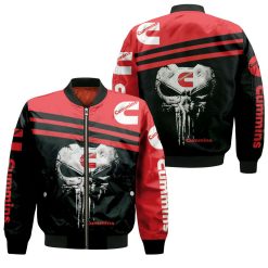 Cummins Skull 3d Jersey Bomber Jacket