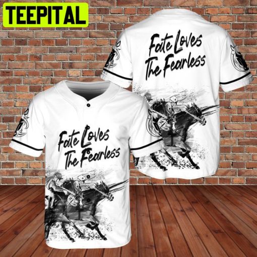 Custom Fate Loves The Fearless Horse Racing 3D AOP Baseball Jersey