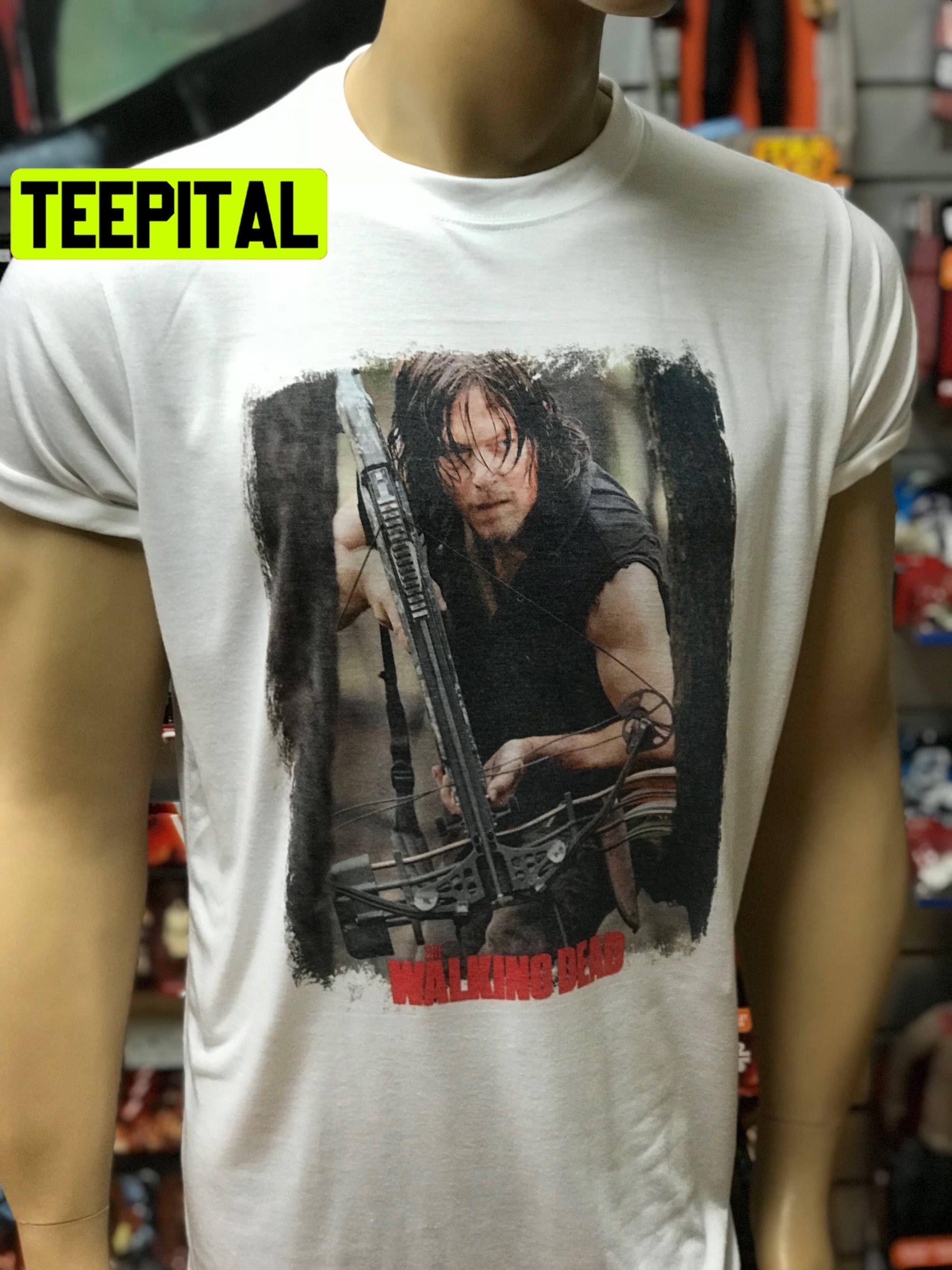 Custom Made Daryl From The Walking Dead Halloween Trending Unsiex T-Shirt
