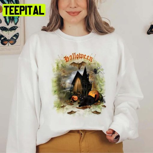 Cute Cat Halloween Cat Unisex Sweatshirt