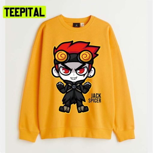 Cute Chibi Of Jack Spicer Illustration Unisex T-Shirt