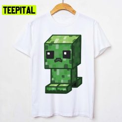 Cute Creeper Minecraft Fun Game Unisex T-Shirt