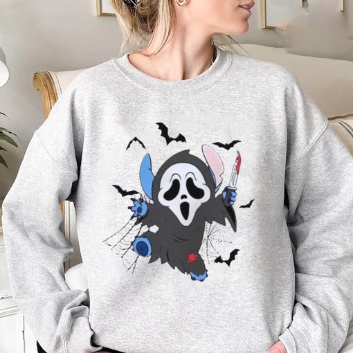 Cute Design Ghostface Scream Movie Pumpkin Halloween Unisex Sweatshirt