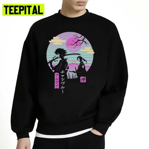 Cute Design Of Samurai Champloo Unisex Sweatshirt