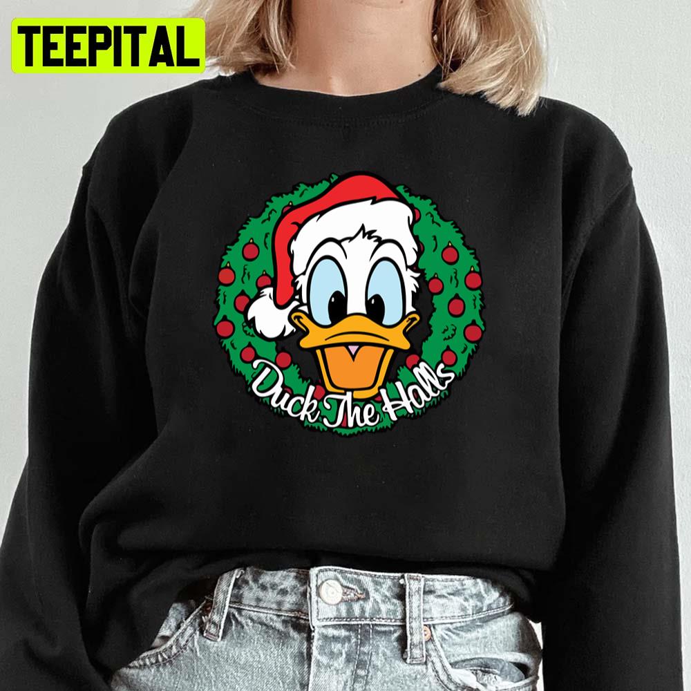Cute Donald Animated Art Merry Christmas Unisex Sweatshirt
