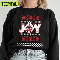 Cute Girl Cartoon Mouse Christmas Ugly Unisex Sweatshirt