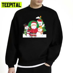 Cute Kid’s Art Happy Merry Christmas Unisex Sweatshirt