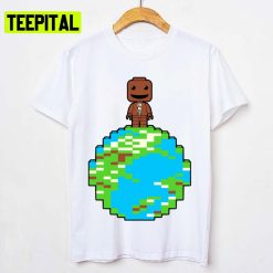 Cute Little Block Planet Sackboy Kids Game Unisex T-Shirt