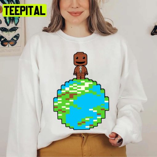 Cute Little Block Planet Sackboy Kids Game Unisex T-Shirt