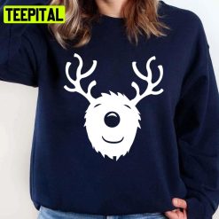 Cute Rudolph Merry Christmas Design Unisex Sweatshirt