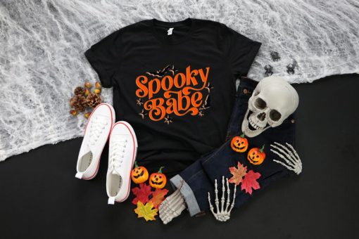 Cute Spooky Babe Halloween T-Shirt