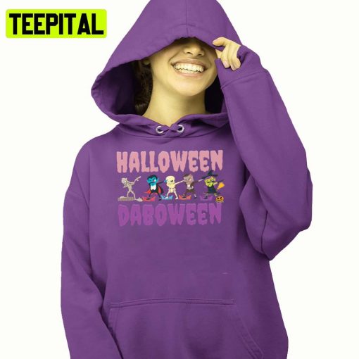 Daboween Monsters Halloween Illustration Hoodie