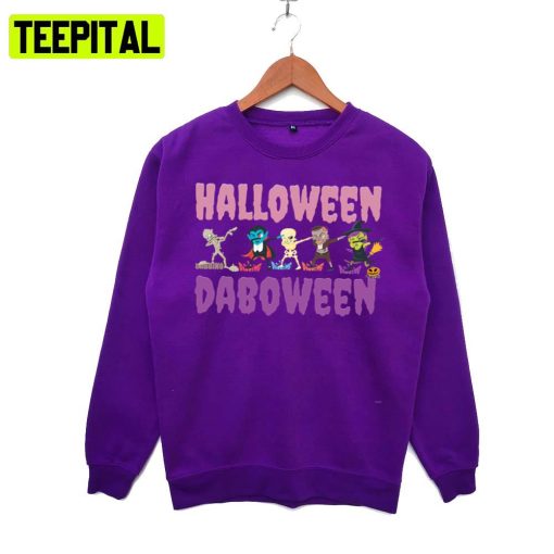 Daboween Monsters Halloween Illustration Hoodie