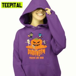 Daboween Trick Or Dab Halloween Illustration Hoodie