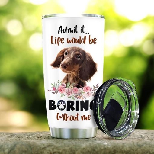 Dachshund Facts Stainless Steel Cup