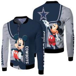 Dallas Cowboys 3d Jersey Fleece Bomber Jacket