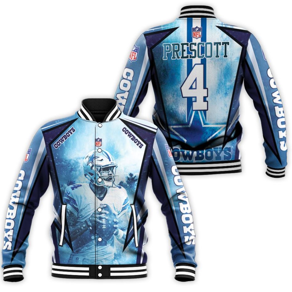 Cowboys Jacket Men's Fashion 3D Jacket NFL Jersey