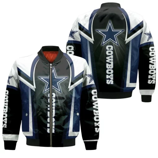 Dallas Cowboys Fan 3d Jersey Bomber Jacket