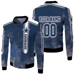 Dallas Cowboys For Cowboys Lover 3d Personalized Fleece Bomber Jacket