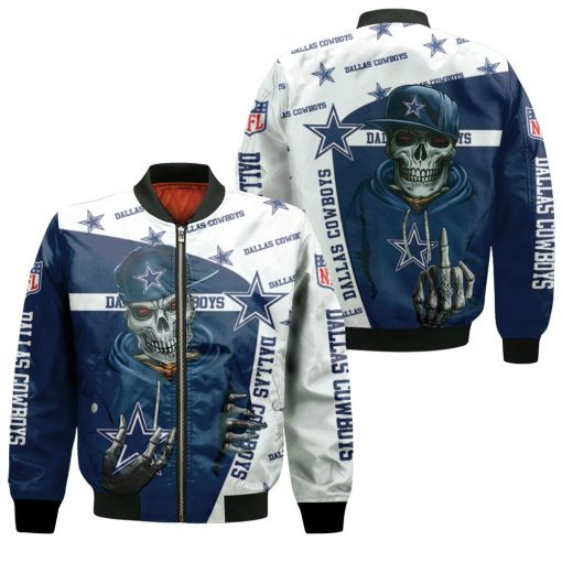 Dallas Cowboys Hip Hop Skull 3d T Shirt Hoodie Sweater Bomber Jacket