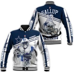 Dallas Cowboys Michael Gallup 13 3d Baseball Jacket