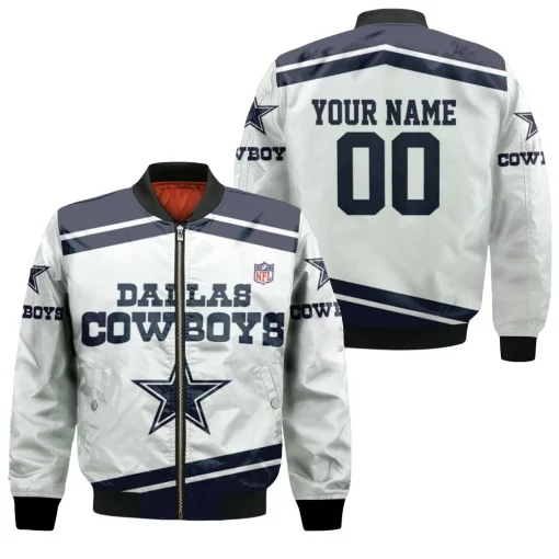 Dallas Cowboys Nlf Lover 3d Personalized Bomber Jacket