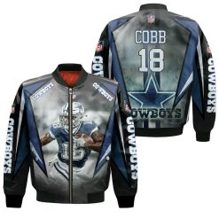 Dallas Cowboys Randall Cobb 18 3d Bomber Jacket