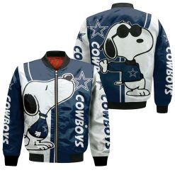 Dallas Cowboys Snoopy Lover 3d Printed Bomber Jacket