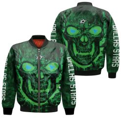 Dallas Stars Skull 3d Jersey Bomber Jacket