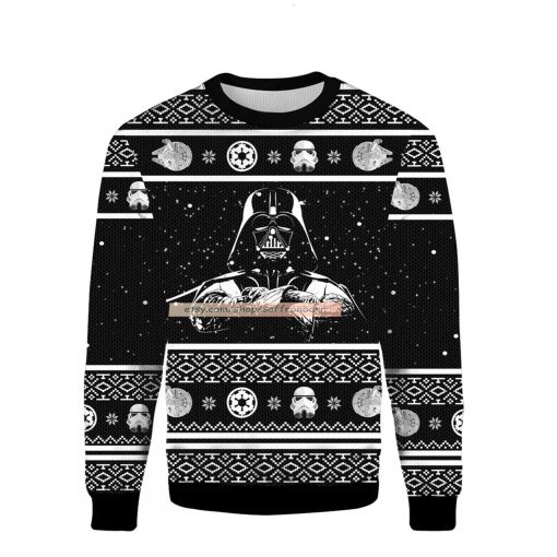 Darth Vader Star Wars I Find Your Lack of Cheer Disturbing Ugly Xmas 3D Sweatshirt