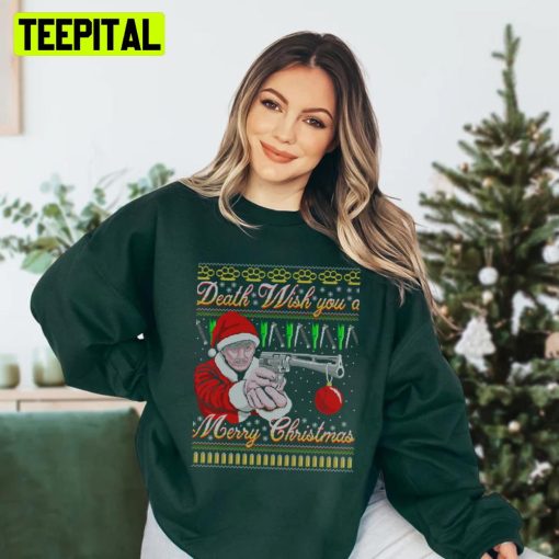 Death Wish You A Merry Christmas Ugly Unisex Sweatshirt