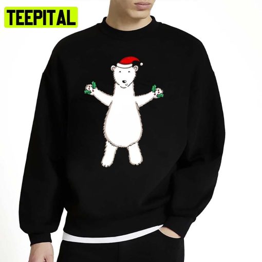 Decor My Hands Christmas Polar Bear Trending Unisex Sweatshirt