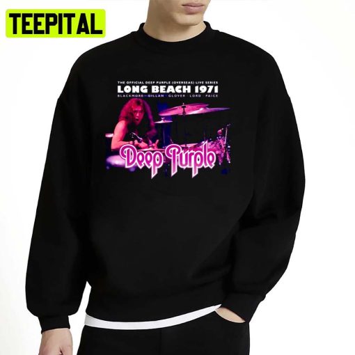 Deep Long Beach 1971 Deep Purple Unisex Sweatshirt