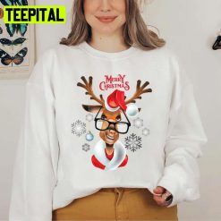 Deer Merry Christmas Christmas Design Xmas Unisex Sweatshirt