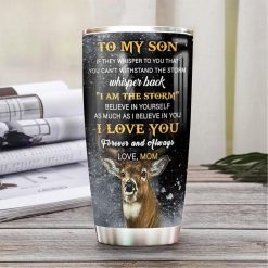 Deer To My Son Stainless Steel Cup