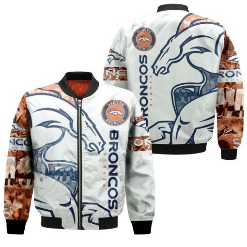 Denver Broncos Nfl For Broncos Fan 3d Bomber Jacket