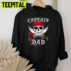 Design Captain Skeleton Single Dad Halloween Shirt